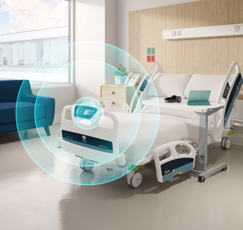 Smart canadian bariatric hospital bed - data at the nurse station - Umano Connect